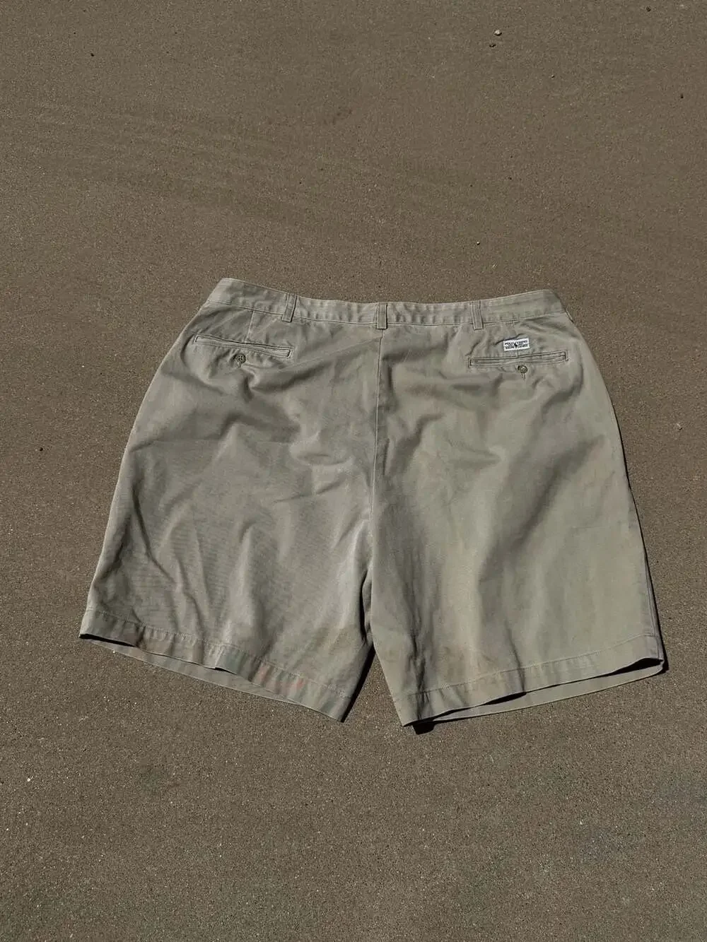 Polo Ralph Lauren Vintage Pleated Chino Shorts Khaki Size 42